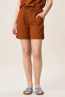 Wehkamp Miss Etam highwaist casual short bruin aanbieding