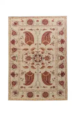 Wehkamp NOUS Living vloerkleed Romina burgundy/groen (230x160cm) aanbieding