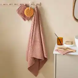 Wehkamp NOUS Living handdoek oudroze (140x70 cm) aanbieding