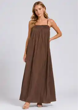 Wehkamp Freebird jurk - bruin aanbieding