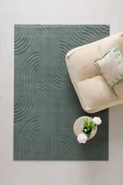 Wehkamp NOUS Living vloerkleed Blair groen (230x160 cm) aanbieding