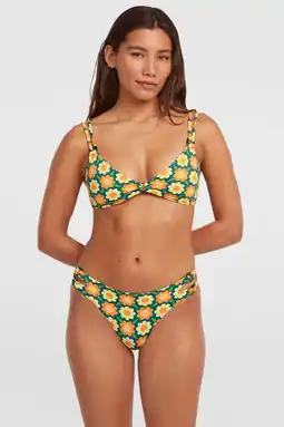 Wehkamp O'Neill voorgevormde triangel bikini set O'Riginals groen/oranje aanbieding
