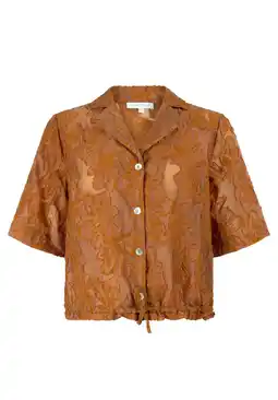 Wehkamp Tramontana gebloemde blouse donker oranje aanbieding