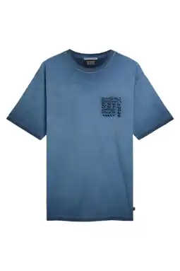 Wehkamp Scotch & Soda relaxed T-shirt blauw aanbieding