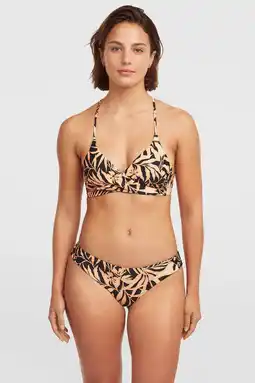 Wehkamp O'Neill voorgevormde bikini set Baay Maoi zwart/lichtroze aanbieding