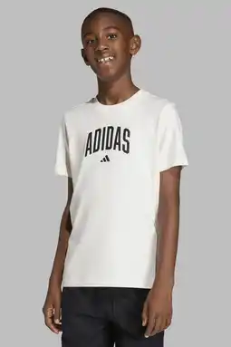 Wehkamp adidas Sportswear T-shirt wit/zwart aanbieding