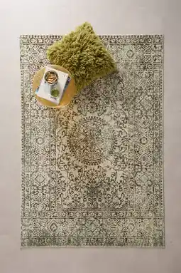 Wehkamp NOUS Living vloerkleed crème/groen (230x160 cm) aanbieding