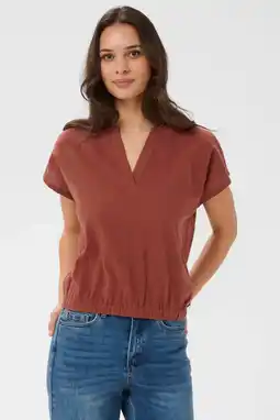 Wehkamp Kaffe blouse terra aanbieding