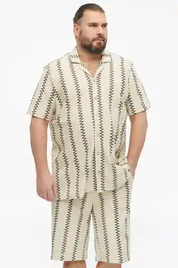 Wehkamp s.Oliver Big Size regular casual overhemd beige aanbieding