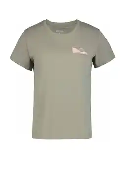 Wehkamp Icepeak T-shirt Mattoon groen/roze aanbieding