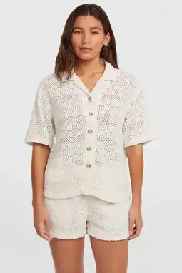 Wehkamp O'Neill blouse ecru gehaakt aanbieding