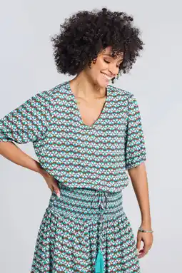 Wehkamp Didi top blauw aanbieding