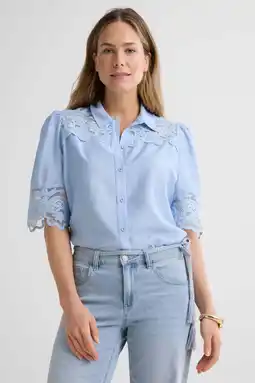 Wehkamp Tramontana blouse lichtblauw aanbieding