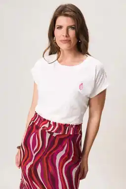 Wehkamp Miss Etam T-shirt wit aanbieding