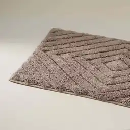 Wehkamp NOUS Living badmat rechthoek taupe (80x50 cm) aanbieding