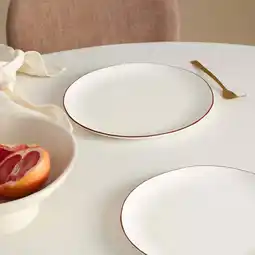 Wehkamp NOUS Living Edge dinerbord (Ø27 cm) (set van 2) aanbieding