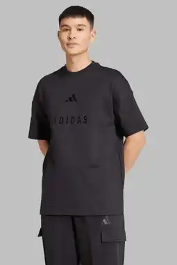 Wehkamp adidas Sportswear relaxed T-shirt zwart aanbieding