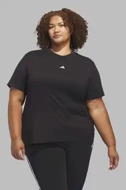 Wehkamp adidas Sportswear Plus Size T-shirt zwart aanbieding