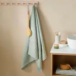 Wehkamp NOUS Living handdoek mintgroen (140x70 cm) aanbieding
