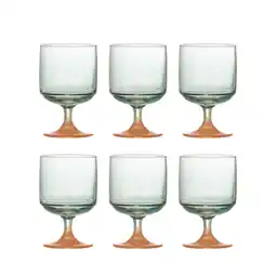 Wehkamp Bloomingville waterglas Signe (set van 6) (300 ml) aanbieding