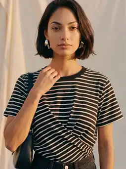 Wehkamp VERO MODA gestreepte top zwart aanbieding