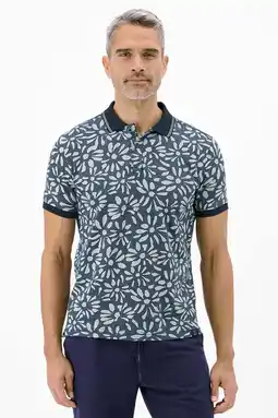 Wehkamp LERROS regular polo blauw aanbieding