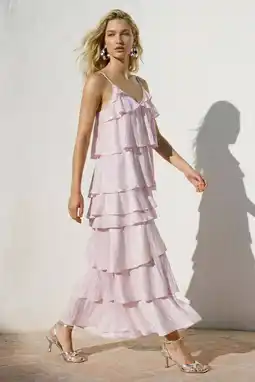 Wehkamp VERO MODA maxi jurk lila aanbieding