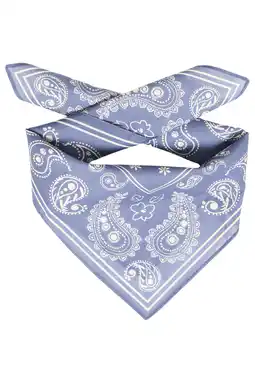 Wehkamp ICHI bandana IAELOUISE blauw aanbieding