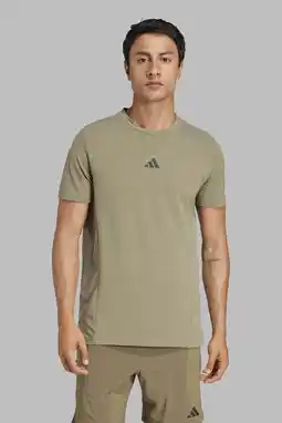 Wehkamp adidas Performance sportshirt olijfgroen aanbieding