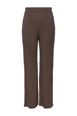 Wehkamp ONLY CARMAKOMA wide leg regularwaist casual broek bruin aanbieding