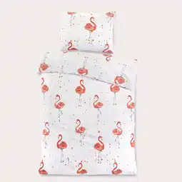 Wehkamp NOUS Kids katoenen dekbedovertrek kinder roze (120x150 cm) aanbieding