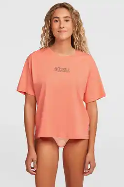 Wehkamp O'Neill T-shirt met backprint oranje aanbieding