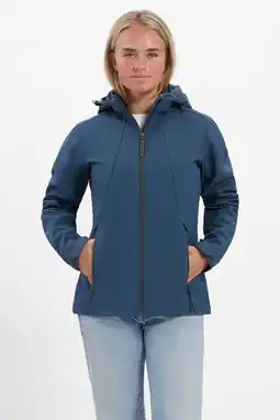 Wehkamp Kjelvik softshell jas Cleo donkerblauw aanbieding