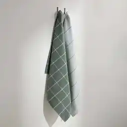 Wehkamp NOUS Living thee/keukendoek groen (2-in-1) (set van 2) aanbieding