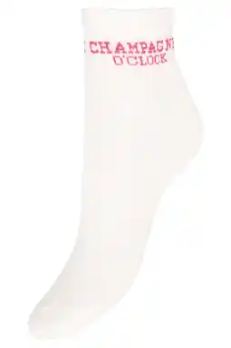 Wehkamp ICHI sokken IACILLE wit/roze aanbieding