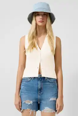 Wehkamp QS top gebreid ecru aanbieding