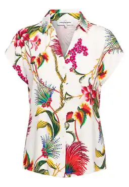 Wehkamp Co Woman viscose blouse met print - meerkleurig aanbieding
