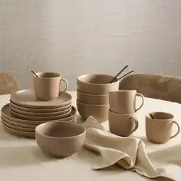 Wehkamp NOUS Living Grain serviesset (16-delig) aanbieding