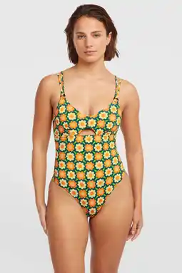 Wehkamp O'Neill badpak O'Riginals groen/oranje aanbieding