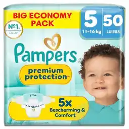 Trekpleister Pampers Premium Protection Maat 5 Luiers aanbieding