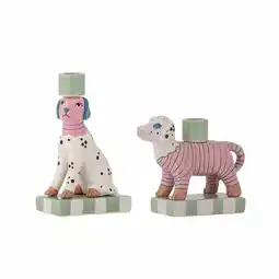 Wehkamp Bloomingville kandelaar Doglie (set van 2) aanbieding