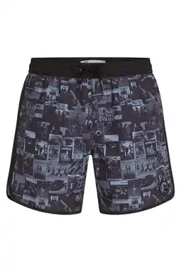 Wehkamp O'Neill zwemshort O'Riginals Scallop 16 zwart aanbieding