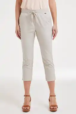 Wehkamp Didi straight regularwaist broek ecru aanbieding