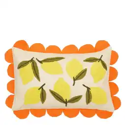 Wehkamp Mica Decorations sierkussen Citroen (65x45 cm) aanbieding