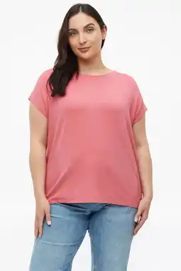 Wehkamp s.Oliver Curve top Plus Size - roze aanbieding