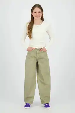 Wehkamp Raizzed highwaist wide leg jeans wide leg jeans groen aanbieding