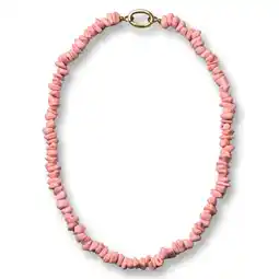 Wehkamp Bonnie Studios gold plated ketting Flint lichtroze aanbieding