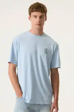 Wehkamp Garcia regular T-shirt lichtblauw aanbieding