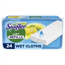 Trekpleister Swiffer Wet Vloerreiniger Citroenfris Vochtige Vloerdoekjes aanbieding
