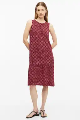 Wehkamp s.Oliver viscose midi jurk met print - rood aanbieding